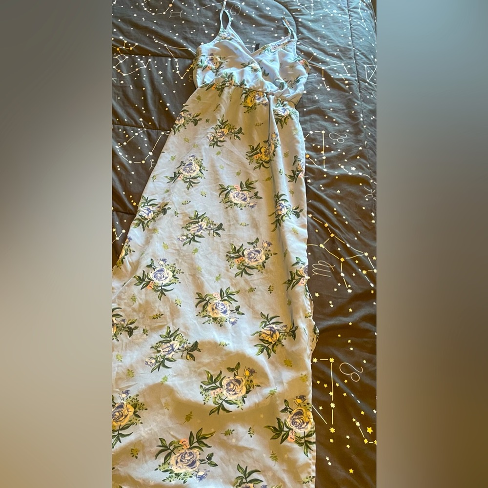 H&M floral maxi dress; good condition